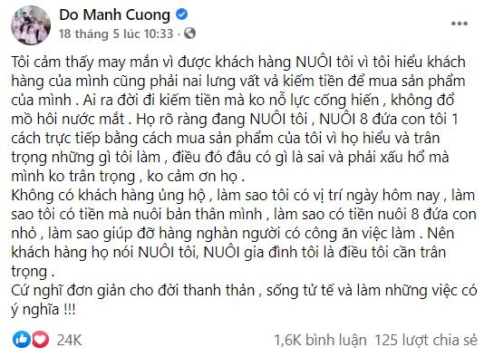 Đỗ Mạnh Cường bị phản đối khi nói mãi chuyện khán giả NUÔI nghệ sĩ-6