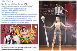 H'Hen Niê lọt BXH Quốc phục gây bất ngờ nhất Miss Universe