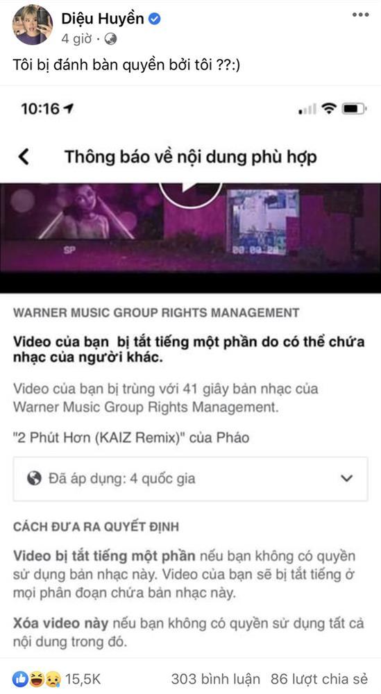 Ăn gậy bản quyền ca khúc của chính mình, rapper Pháo chỉ còn cái nịt-2
