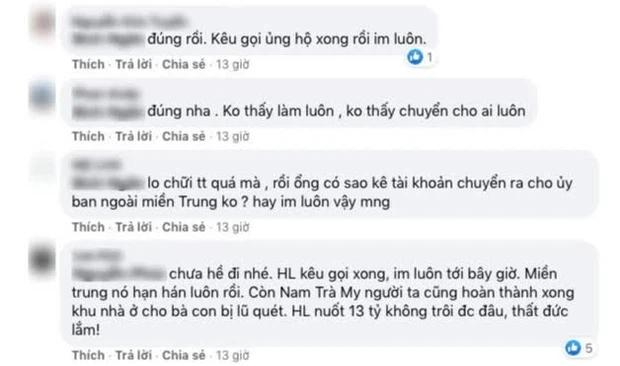 Netizen thắc mắc Hoài Linh chưa thông báo số tiền 13 tỷ ủng hộ miền Trung-7