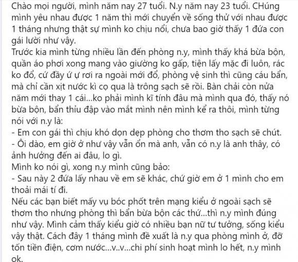 Chàng trai bóc phốt người yêu ra ngoài láng mịn, về nhà bẩn chúa-1