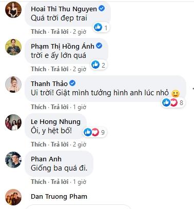 Hồng Nhung, Tăng Thanh Hà kinh ngạc ngoại hình con trai Quang Dũng-3