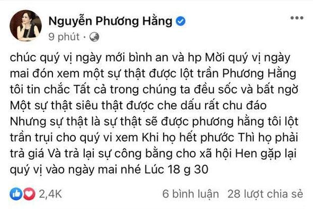 Bà Phương Hằng quay xe không cần Hoài Linh lên tiếng, hẹn giờ lột trần sự thật!-3