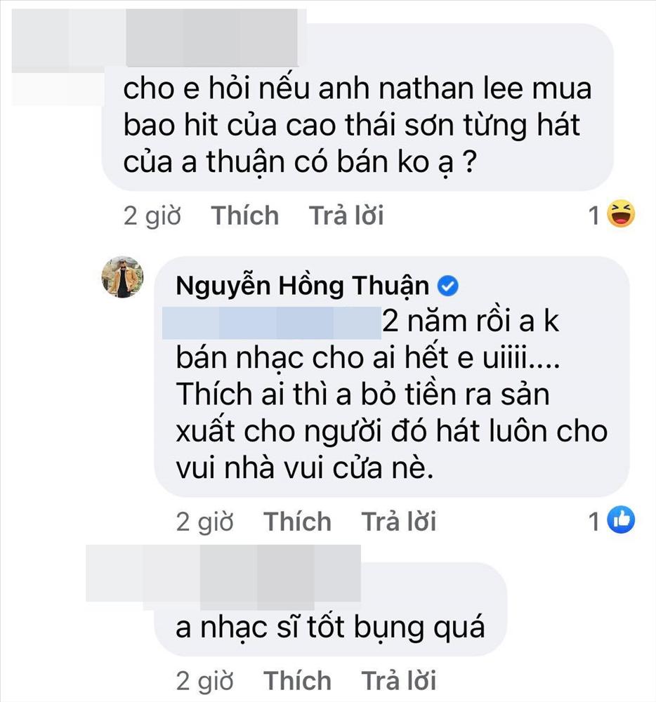 Nathan Lee chưa rờ đến, Nguyễn Hồng Thuận đã đánh tiếng: Không bán nhạc-7