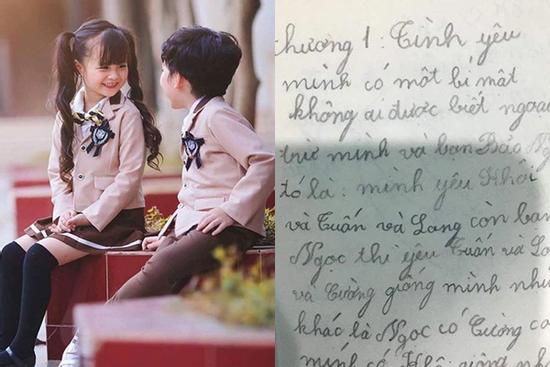 Nhóc tiểu học viết nhật ký tình yêu, đọc muốn sang chấn tâm lý