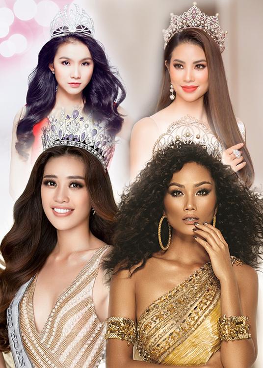 4 Hoa hậu Hoàn vũ Việt Nam thi Miss Universe: Phạm Hương đội sổ-1