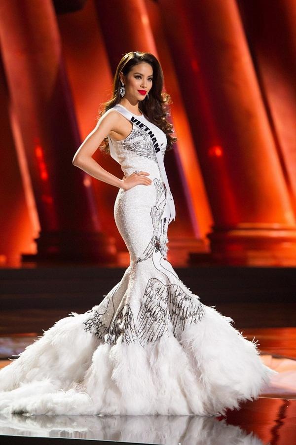 4 Hoa hậu Hoàn vũ Việt Nam thi Miss Universe: Phạm Hương đội sổ-3
