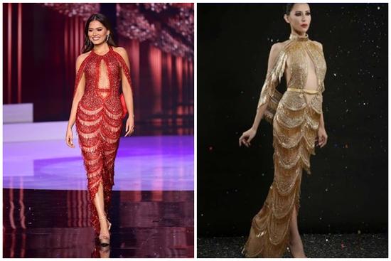 Đầm dạ hội giúp Tân hoa hậu Mexico đăng quang Miss Universe bị nghi đạo nhái