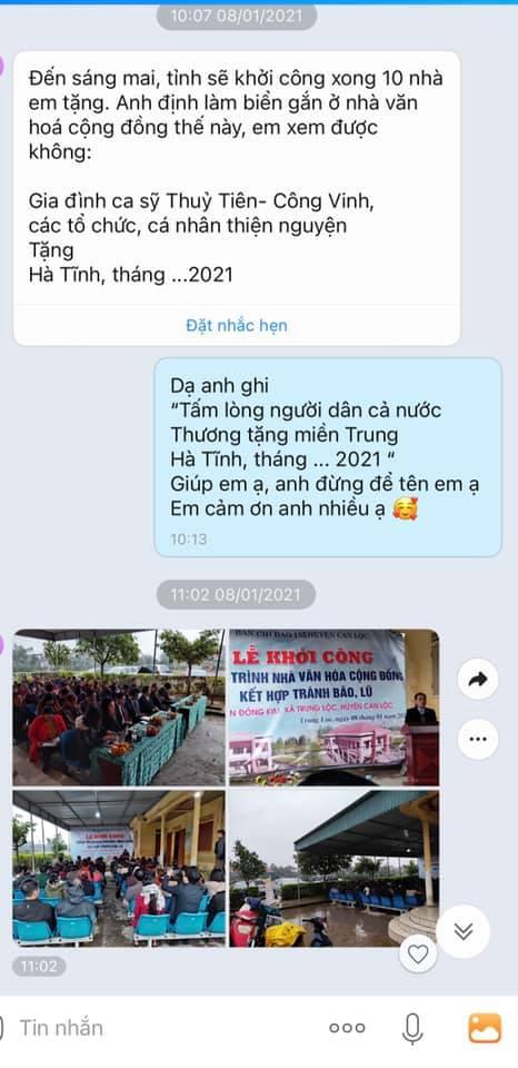 Thủy Tiên công khai ảnh 10 nhà chống lũ, nói rõ lý do ghi tên mình-5