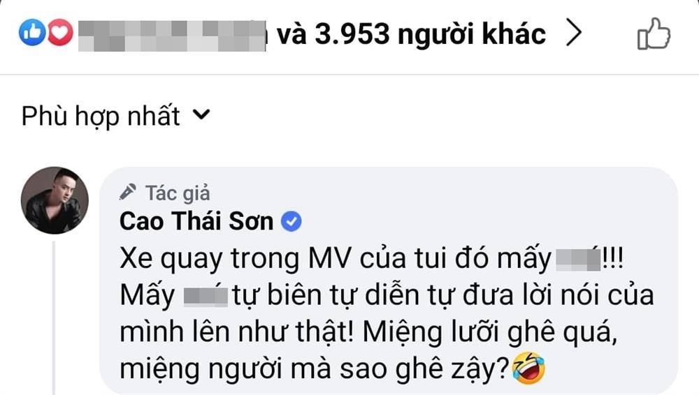 Phản ứng của Cao Thái Sơn khi bị móc mỉa mượn xế sống ảo-4