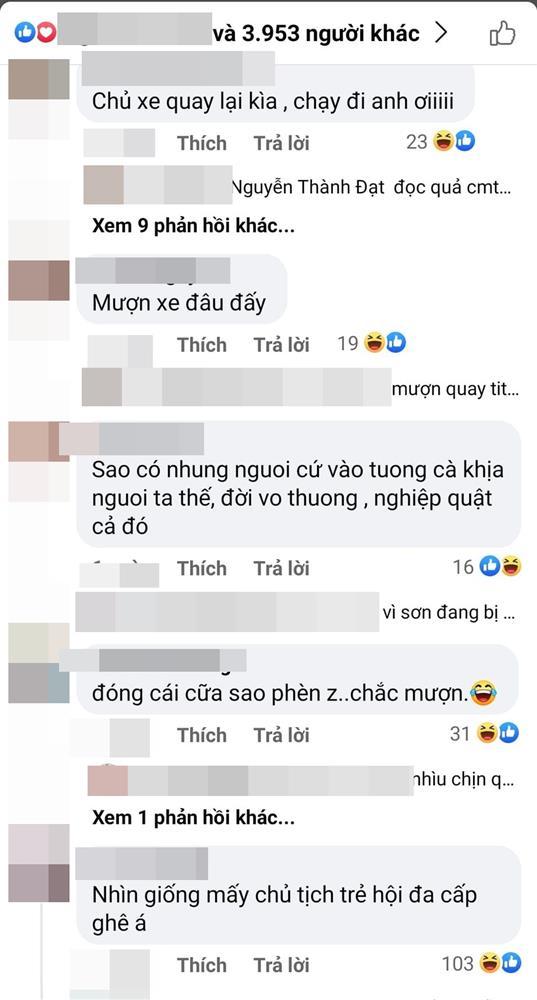 Phản ứng của Cao Thái Sơn khi bị móc mỉa mượn xế sống ảo-3