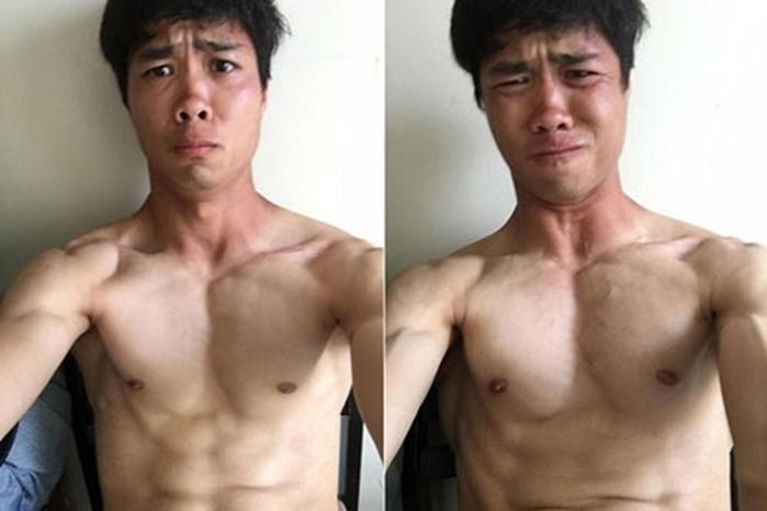 Công Phượng cởi trần khoe body để lộ hình xăm đặc biệt trên bắp tay-3