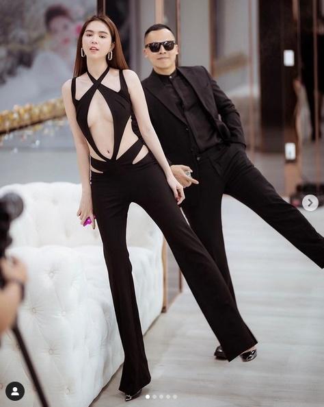 Diện đồ xẻ tứ tung na ná nhau, Ngọc Trinh lép vế quả bom sex Hollywood-5