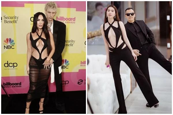 Diện đồ xẻ tứ tung na ná nhau, Ngọc Trinh lép vế quả bom sex Hollywood-7