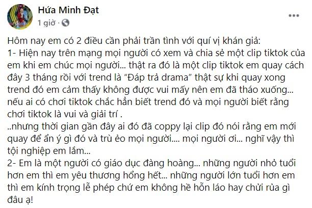 Ăn chửi vì lời chúc mạng sống vô duyên, Hứa Minh Đạt nói gì?-2