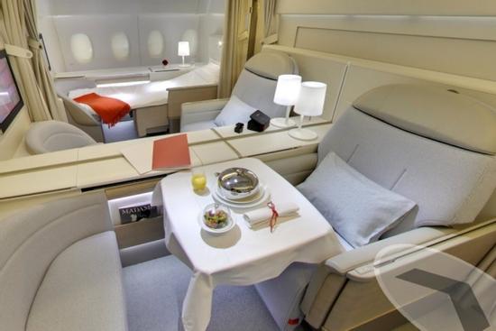 5 chuyến bay có chỗ ngồi xa xỉ và sang trọng bậc nhất thế giới