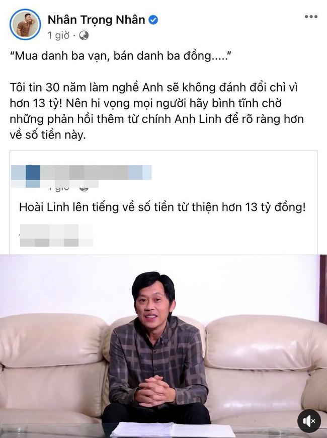 Hoài Linh bị nghi biển thủ 14 tỷ, nhiều sao Việt vẫn một lòng tin anh-6
