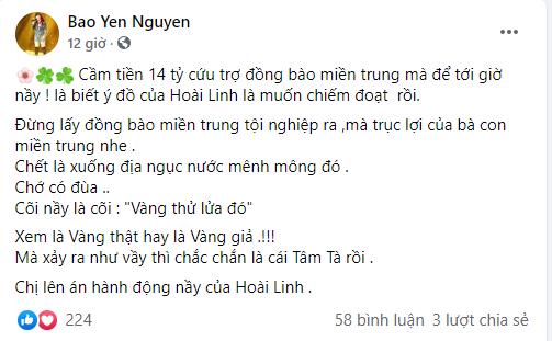 Danh ca Bảo Yến: Tôi lên án Hoài Linh-3