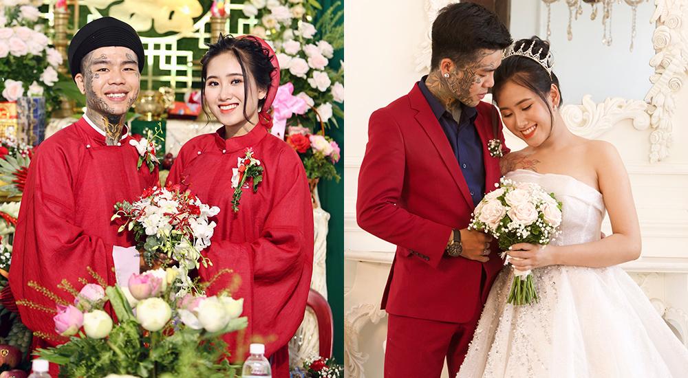 Cô gái xinh đẹp yêu chàng thợ xăm kín mặt: Gặp anh là may mắn đời em-1