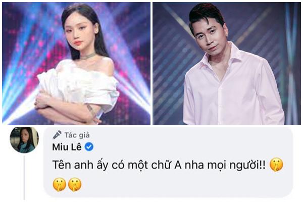Miu Lê hé lộ tên người tình có chữ ‘A’, netizen bóc luôn Karik chính là Khoa