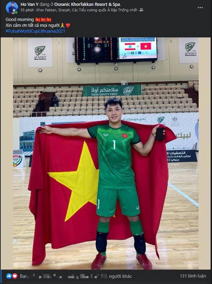 ĐT Futsal Việt Nam quẩy tưng bừng trong phòng thay đồ khi giành vé World Cup-3