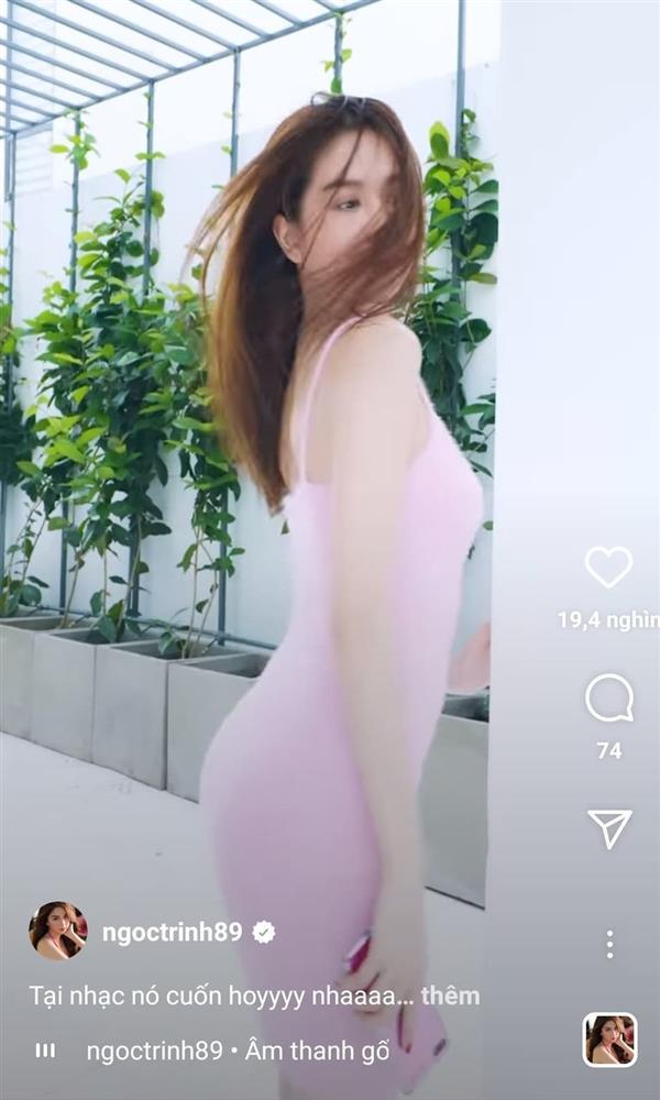 Giật mình với body đô con như có bầu của Ngọc Trinh-5