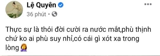 Nghi Lệ Quyên bênh Hoài Linh, dân mạng lập tức sờ gáy-1