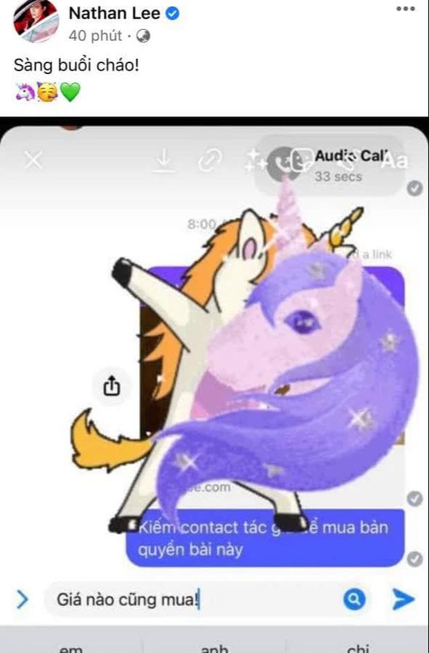 Cao Thái Sơn vừa tung bài mới, lập tức Nathan Lee ẩn ý mua đứt bằng mọi giá?-2