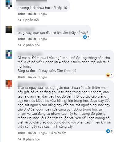 Jack hóa ra từng là giáo viên dạy nhạc, netizen được dịp cà khịa giọng hát-4