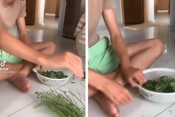 Ngô Kiến Huy phát hờn khi sơ chế rau 7749 bước vẫn đứng hình vì thứ đáng sợ-3