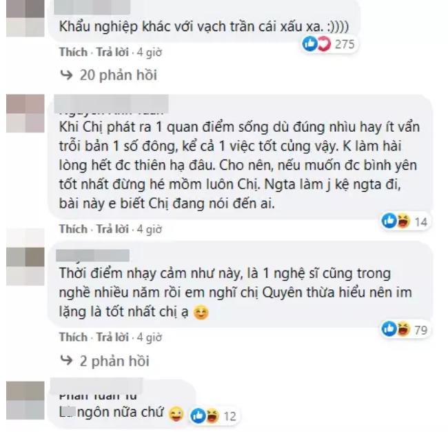 Dân mạng cãi tay đôi với Lệ Quyên vì ghét nghe đạo lý-2