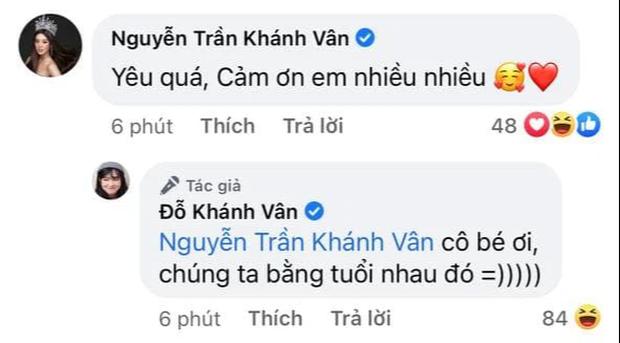 Hoa hậu Khánh Vân quê độ khi tương tác với hotgirl Khánh Vân-2