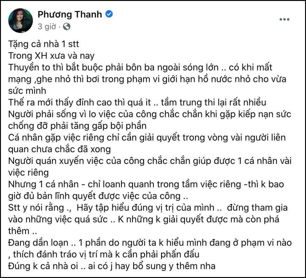 Phương Thanh chuẩn bị tham gia đường đua livestream, ẩn ý thanh lọc showbiz?-3