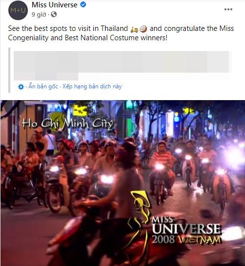 PHẪN NỘ: Miss Universe đăng clip quảng bá Việt Nam nhưng nói là Thái Lan-1