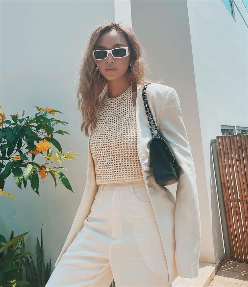 Bí kíp phối đồ len móc mát rượi ngày hè như Đông Nhi, Hà Tăng-9