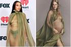 Doja Cat lộ thân hình 'chảy xệ' trên thảm đỏ khi đụng váy trong suốt với Gigi Hadid