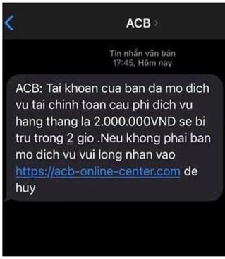 Hàng chục triệu bốc hơi sau tin nhắn tài khoản hiện tại đã bị khóa-4