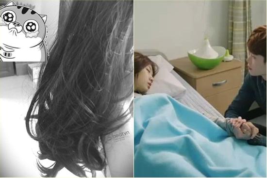 Mái tóc giả chồng mua tặng vợ bị ung thư và lời hứa nắm tay tới phút cuối cùng gây xúc động