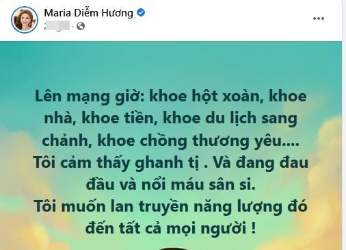 Diễm Hương gay gắt khi bị chê hoa hậu hết thời bán hàng online-2