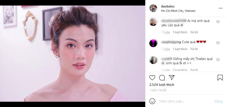 Đào Bá Lộc trang điểm xinh như cô dâu còn được khen giống gái Thái-2