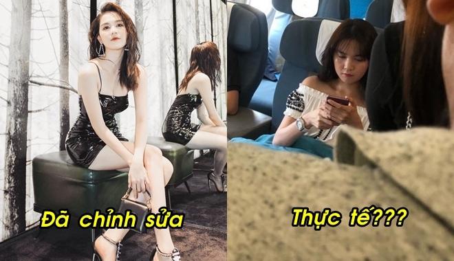 Ngọc Trinh trên livestream khác một trời một vực ảnh tự đăng-7