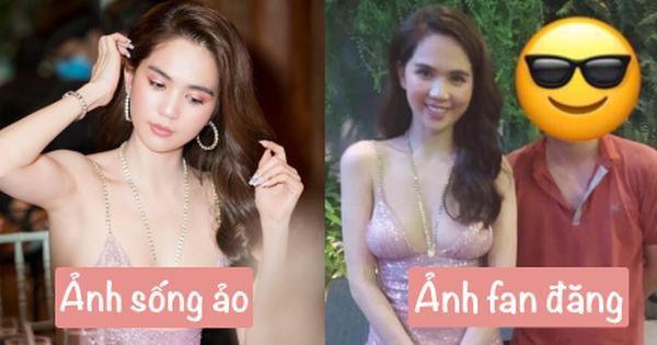 Ngọc Trinh trên livestream khác một trời một vực ảnh tự đăng-8