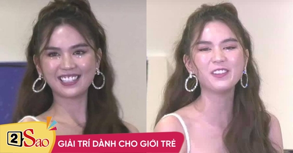 Nhan sắc Ngọc Trinh khi livestream khác một trời một vực ảnh tự đăng