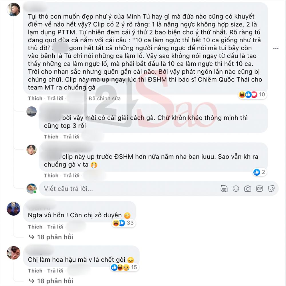 Minh Tú gây sốc với phát ngôn đá đểu loạt người đẹp nâng ngực-2