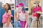 Street style đầu tuần: Sao Việt mê mệt sắc hồng cánh sen trendy