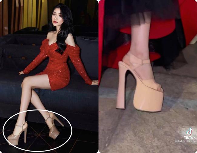 Hòa Minzy hé lộ đôi giày cao kỷ lục hack dáng, dùng nhiều sờn cả da-8