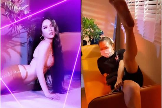 Thuý Kiều học theo Ngọc Trinh chụp ảnh 'hư hỏng' nhưng cái kết hơi mắc cười