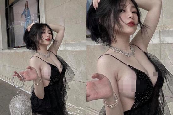 Gái xinh thả 95% vòng 1 ra đường, danh tính tưởng lạ hóa quen