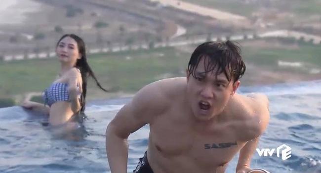Dân mạng đào clip nữ diễn viên Về Nhà Đi Con cùng Quốc Trường trong bể bơi-1