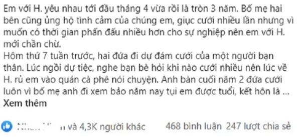 Thử lòng bạn trai rằng sẽ tay trắng về nhà chồng, thái độ của anh khiến tình yêu 3 năm bay màu-1